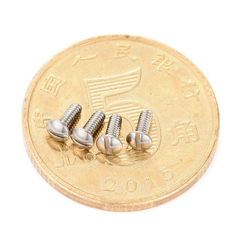 Hindi kinakalawang na asero bilog na ulo slotted micro turnilyo Hindi kinakalawang na asero bilog na ulo slotted micro turnilyo