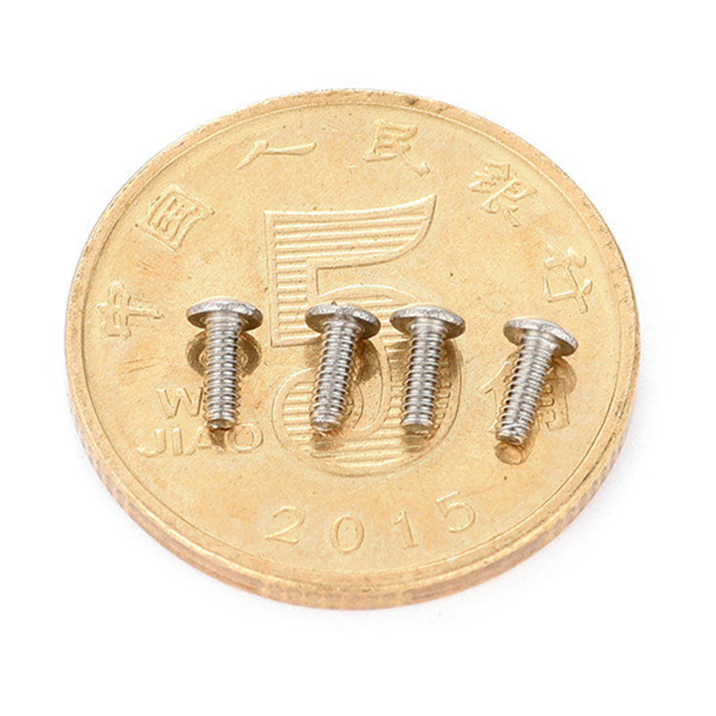 Hindi kinakalawang na asero bilog na ulo slotted micro turnilyo Hindi kinakalawang na asero bilog na ulo slotted micro turnilyo