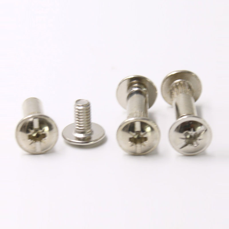 Customized na hindi kinakalawang na asero knurled head m5 account book screws Customized na hindi kinakalawang na asero knurled head m5 account book screws