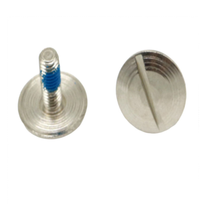 M2 hindi kinakalawang na asero na sinulid na naka-lock ang slotted truss head machine screw