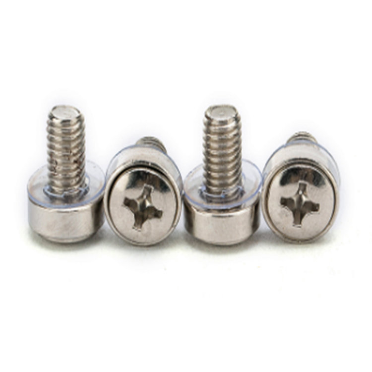 M4 Nickel Plated Oval Head Rack screw para sa Server Rack Cabinet