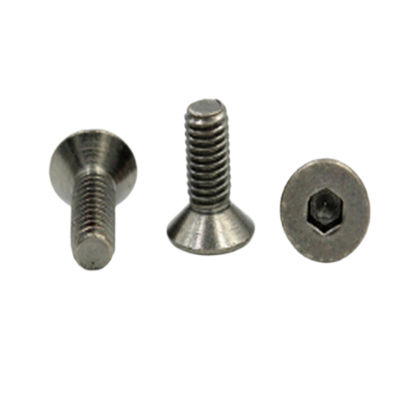 Hindi kinakalawang na asero countersunk ulo hex socket turnilyo