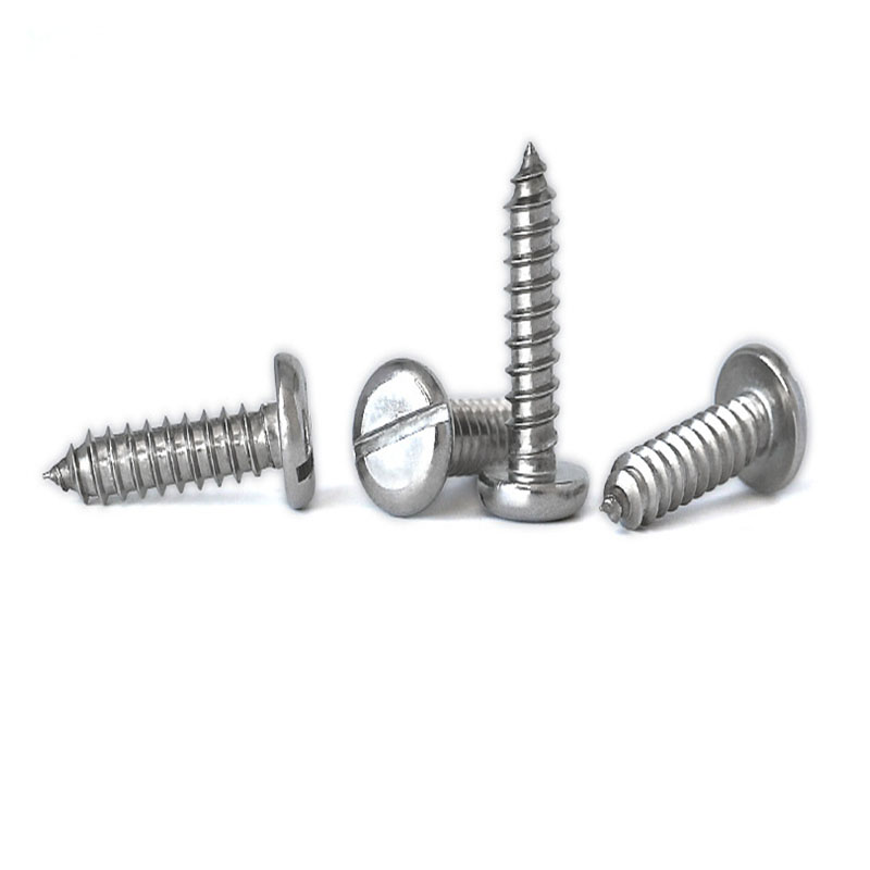 Hindi kinakalawang na asero din85 ST4.8 slotted pan head tapping screws